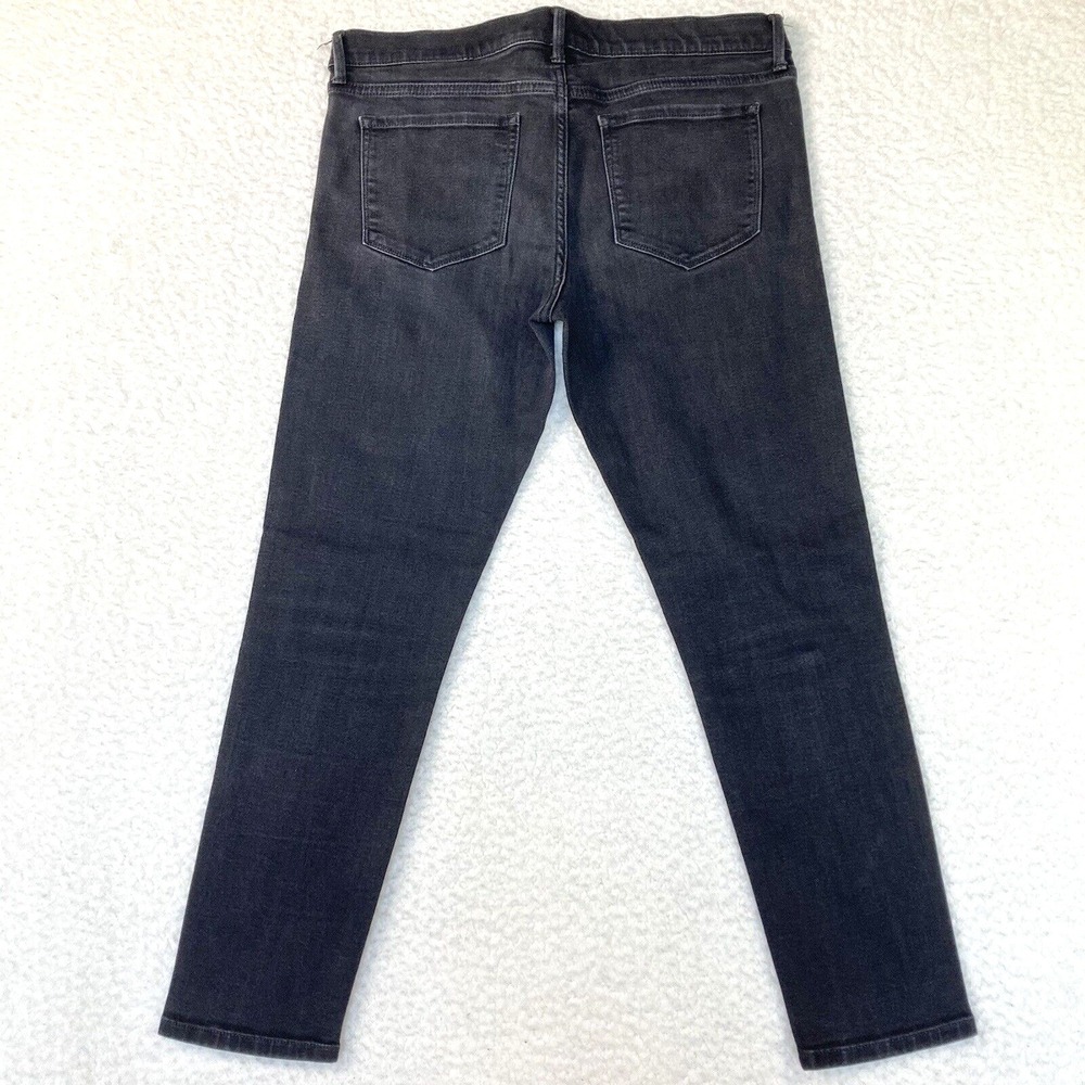 Banana Republic Ankle Crop Midrise Denim Pants Jeans Womens 31 Black 34x27 - Picture 2 of 8